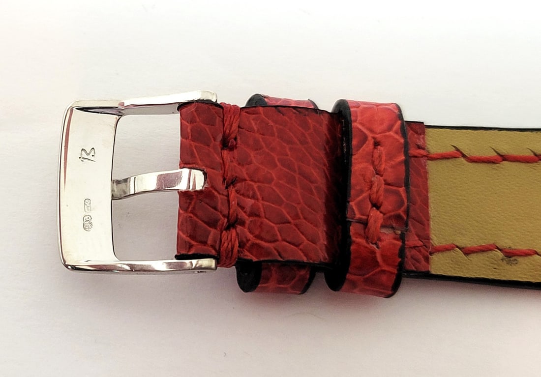 Vintage Solid 18k White Gold Unisex CORUM 27118 Winding Watch* EXLNT - 11