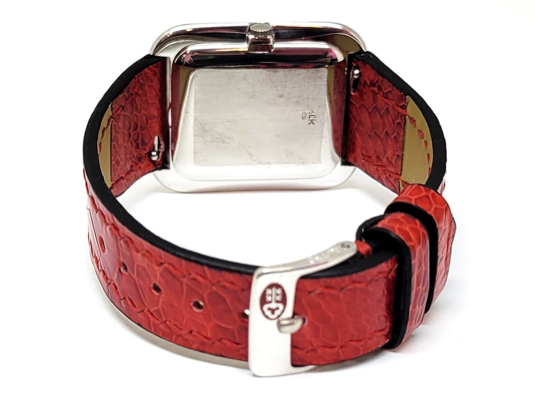 Vintage Solid 18k White Gold Unisex CORUM 27118 Winding Watch* EXLNT - 5