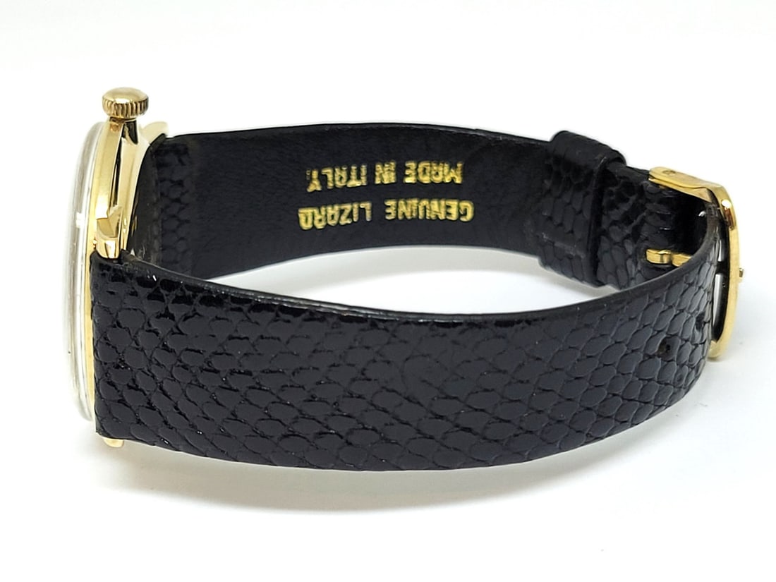 Vintage 18k JULES JURGENSEN Winding Watch 57827 c.1960s EXLNT - 4