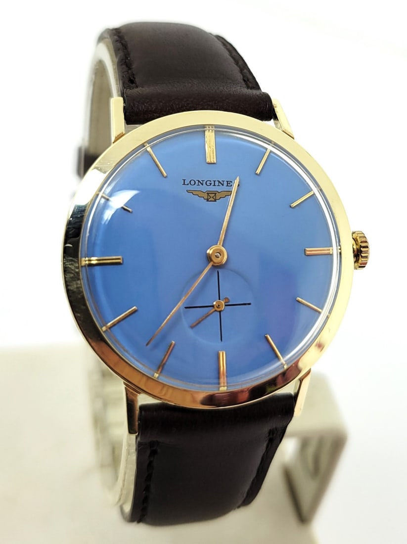 Vintage 14k Yellow LONGINES Winding Watch Ref 1017 1960s Cal 19.4 EXLNT SERVICED - 2