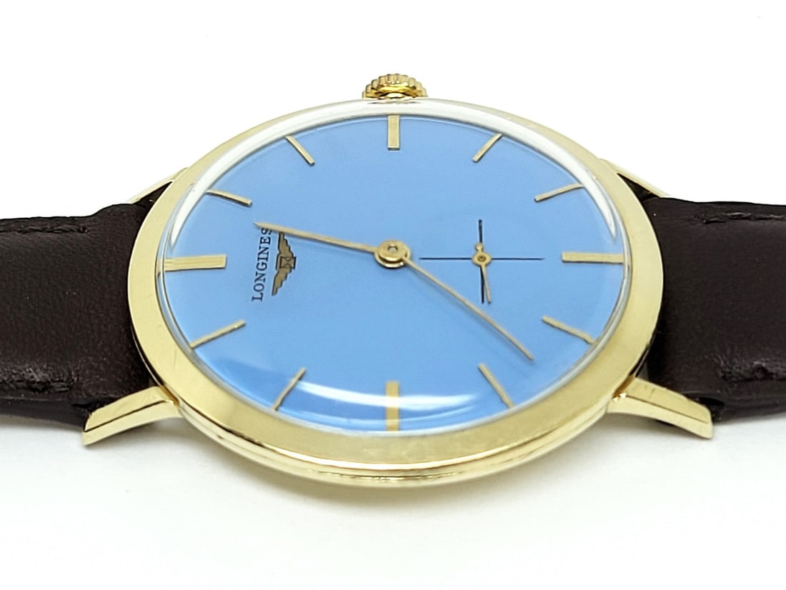 Vintage 14k Yellow LONGINES Winding Watch Ref 1017 1960s Cal 19.4 EXLNT SERVICED - 8