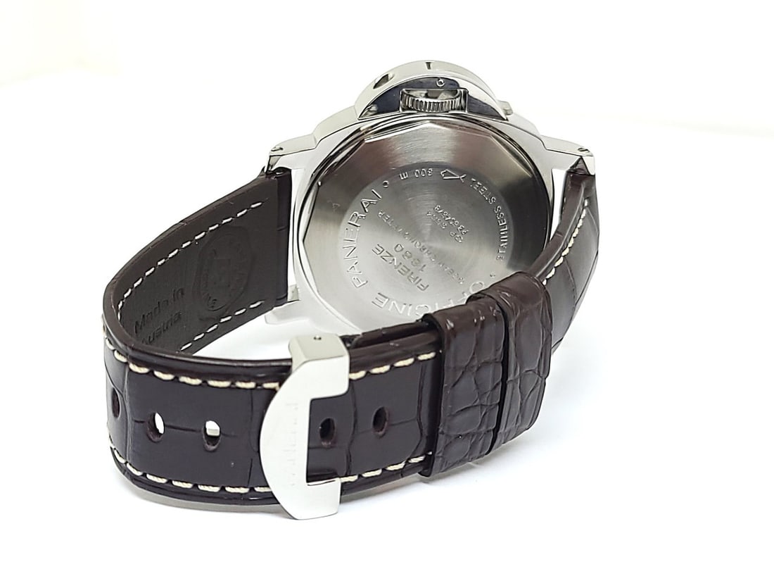 MEN'S PANERAI LUMINOR GMT AUTOMATIC WATCH OP 6554 PB504578 43 mm EXLNT - 4