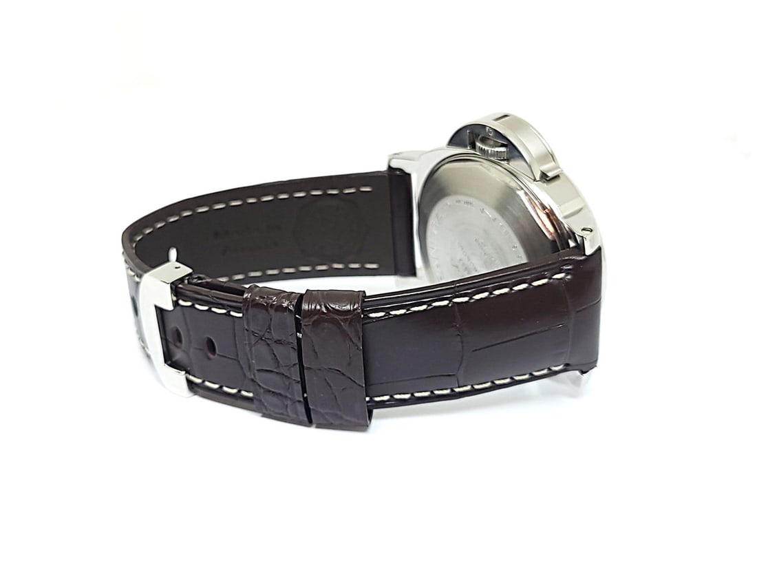 MEN'S PANERAI LUMINOR GMT AUTOMATIC WATCH OP 6554 PB504578 43 mm EXLNT - 5