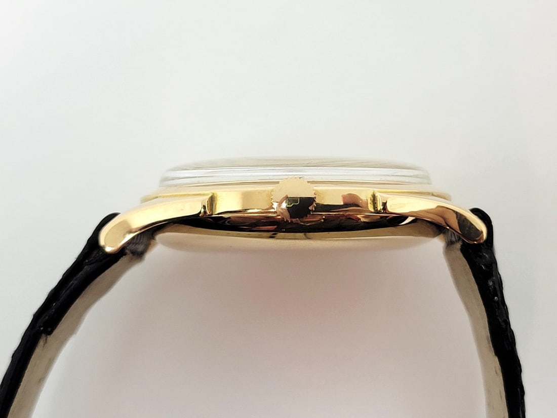 Solid 18k Rose OMEGA Men's AUTOMATIC Watch* Cal 28.10.RA.SC.PC c.1950s* EXLNT - 6