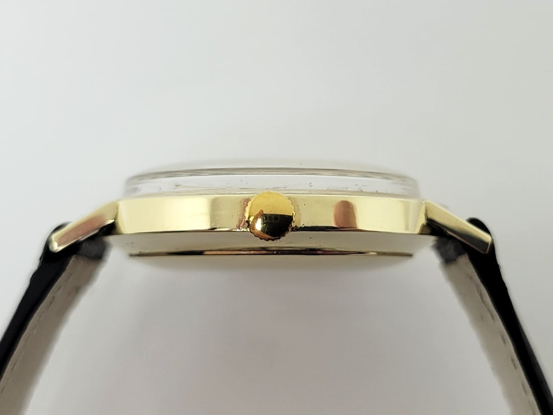 Vintage 14k JULES JURGENSEN 17J Automatic Watch 1960s Cal 1902/3 EXLNT* SERVICED - 5