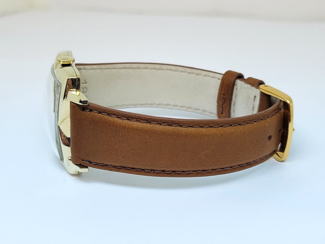 Vintage Solid 14k LONGINES Men's Winding Watch 1796 Cal 23Z 1950s EXLNT RARE - 4