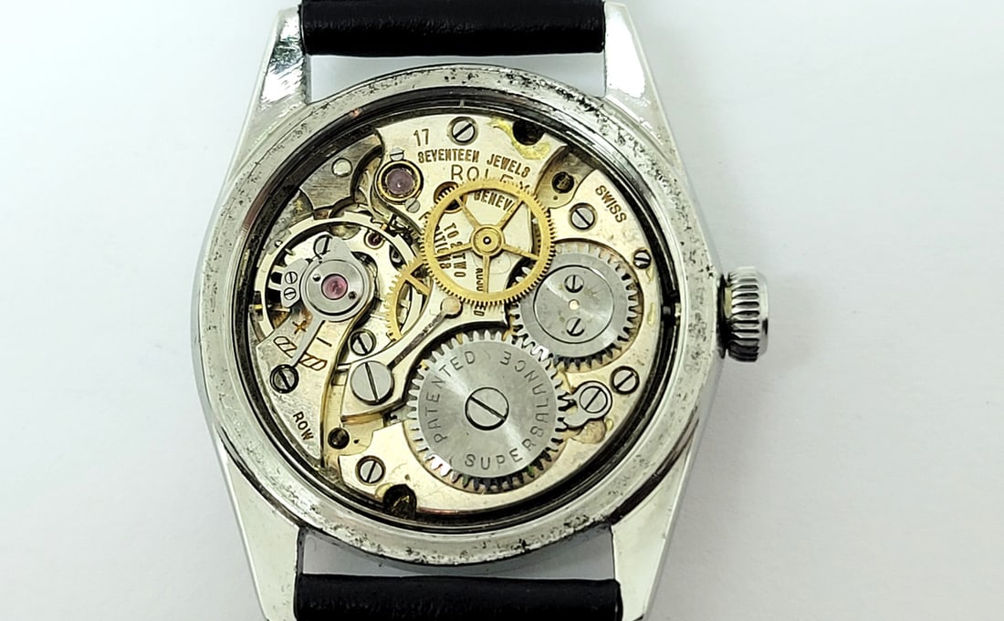 Vintage Men's ROLEX OYSTER SPEEDKING Ref 4220 Winding Watch Cal 710 c.1945 GOOD - 10