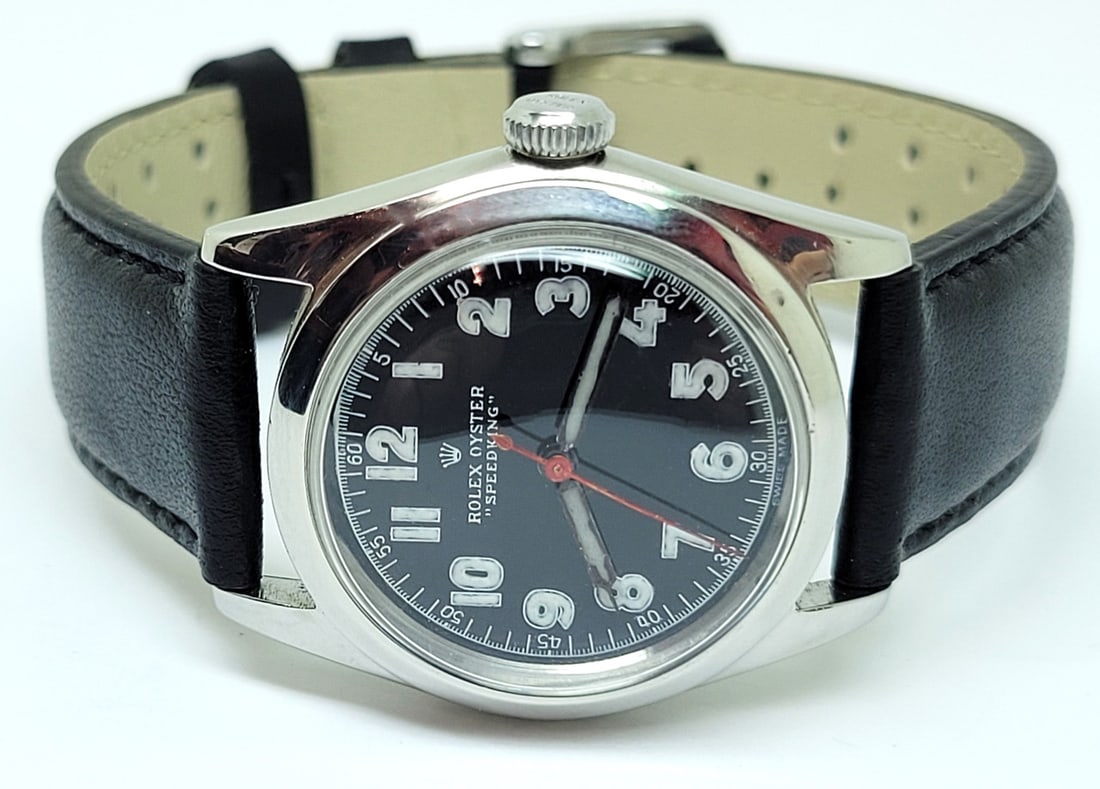 Vintage Men's ROLEX OYSTER SPEEDKING Ref 4220 Winding Watch Cal 710 c.1945 GOOD - 2