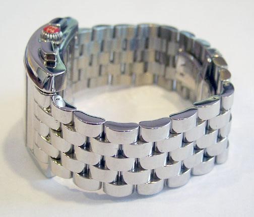 S/Steel MICHELE MW2 Square Chronograph Watch* EXLNT - 7