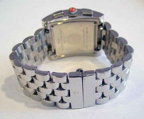 S/Steel MICHELE MW2 Square Chronograph Watch* EXLNT - 8