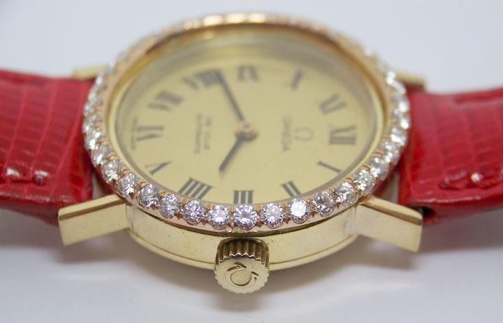 Solid 18k OMEGA De VILLE Automatic Ladies Watch w/Diamonds CAl 663* EXLNT* SERVICED - 8