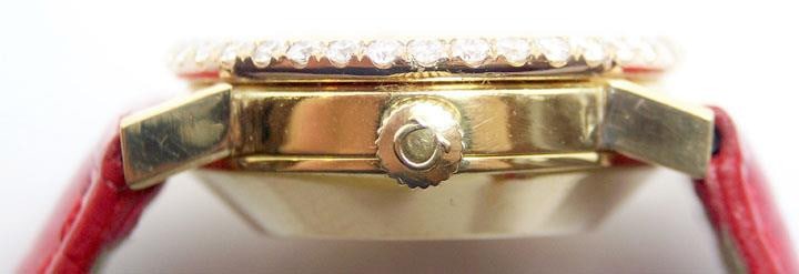 Solid 18k OMEGA De VILLE Automatic Ladies Watch w/Diamonds CAl 663* EXLNT* SERVICED - 9