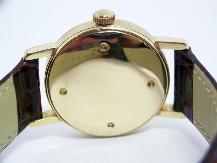Solid 14k LONGINES Unisex Winding Watch w/Daimonds c.1950s* EXLNT* SERVICED - 11