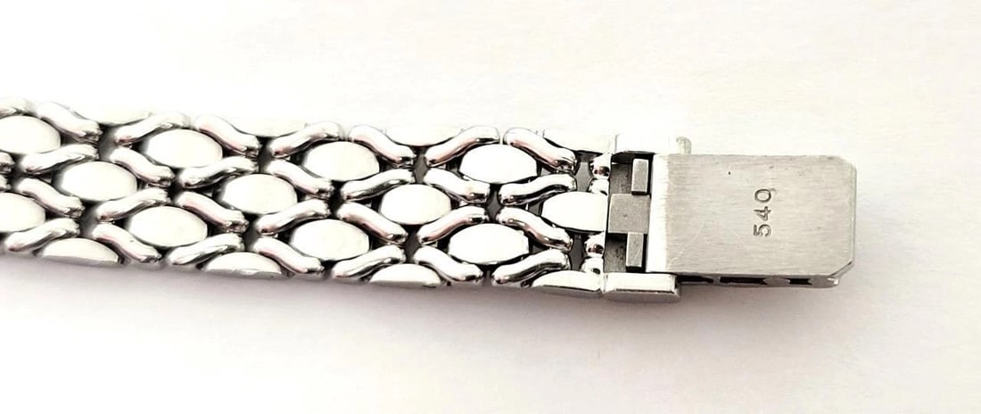 Vintage 18k White Gold BAUME & MERCIER Ladies Watch 16780 with Diamonds* EXLNT - 14