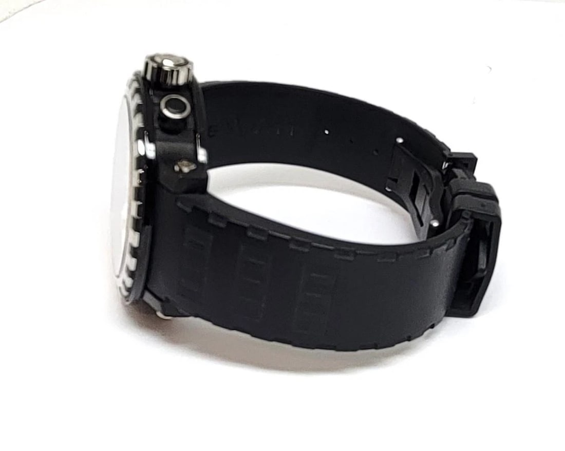 Mens DeWITT Academia Black Stream Automatic Chronograph watch AC.6005.37.1 EXLNT - 2