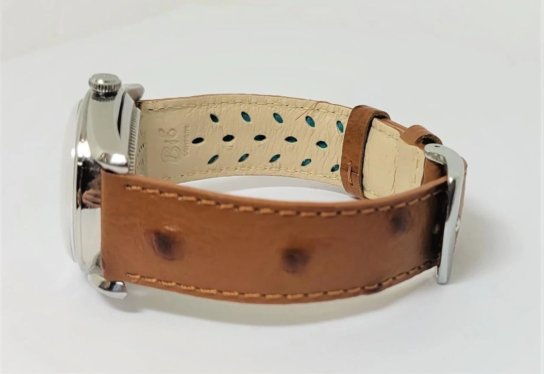 Vintage ROLEX OYSTER PERPETUAL Bubble Back Automatic Bombay Watch c1948 Ref.5018 - 4