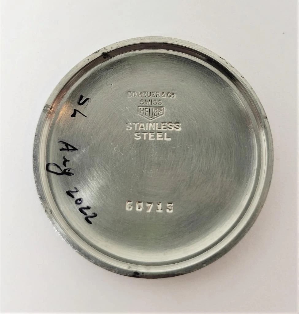 Vintage Mens S/Steel HEUER Winding Chronograph Watch 345 Valjoux 71 1940s EXLNT - 10