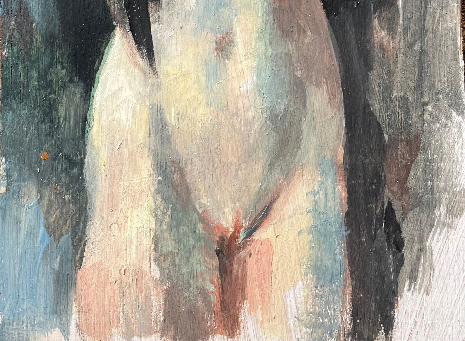 Bernadette Kelly; French Impressionist Oil Painting of a Figure Woman with Flowing Hair - 5