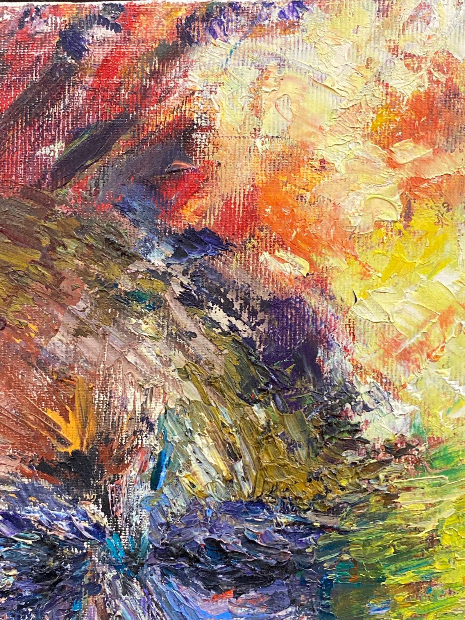 20th Century Original French Expressionist Portrait Oil Painting, 20th Century - 8