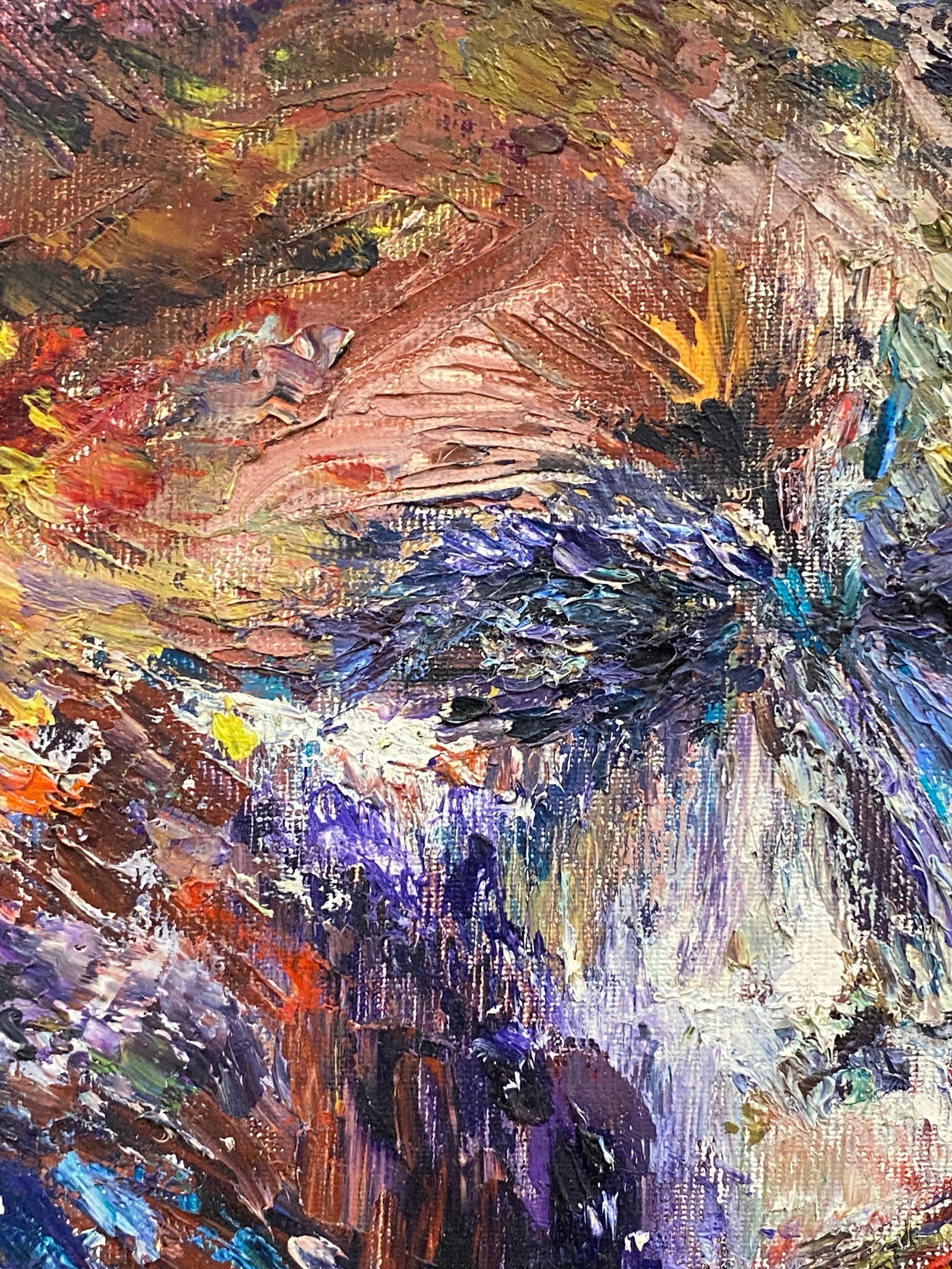 20th Century Original French Expressionist Portrait Oil Painting, 20th Century - 9