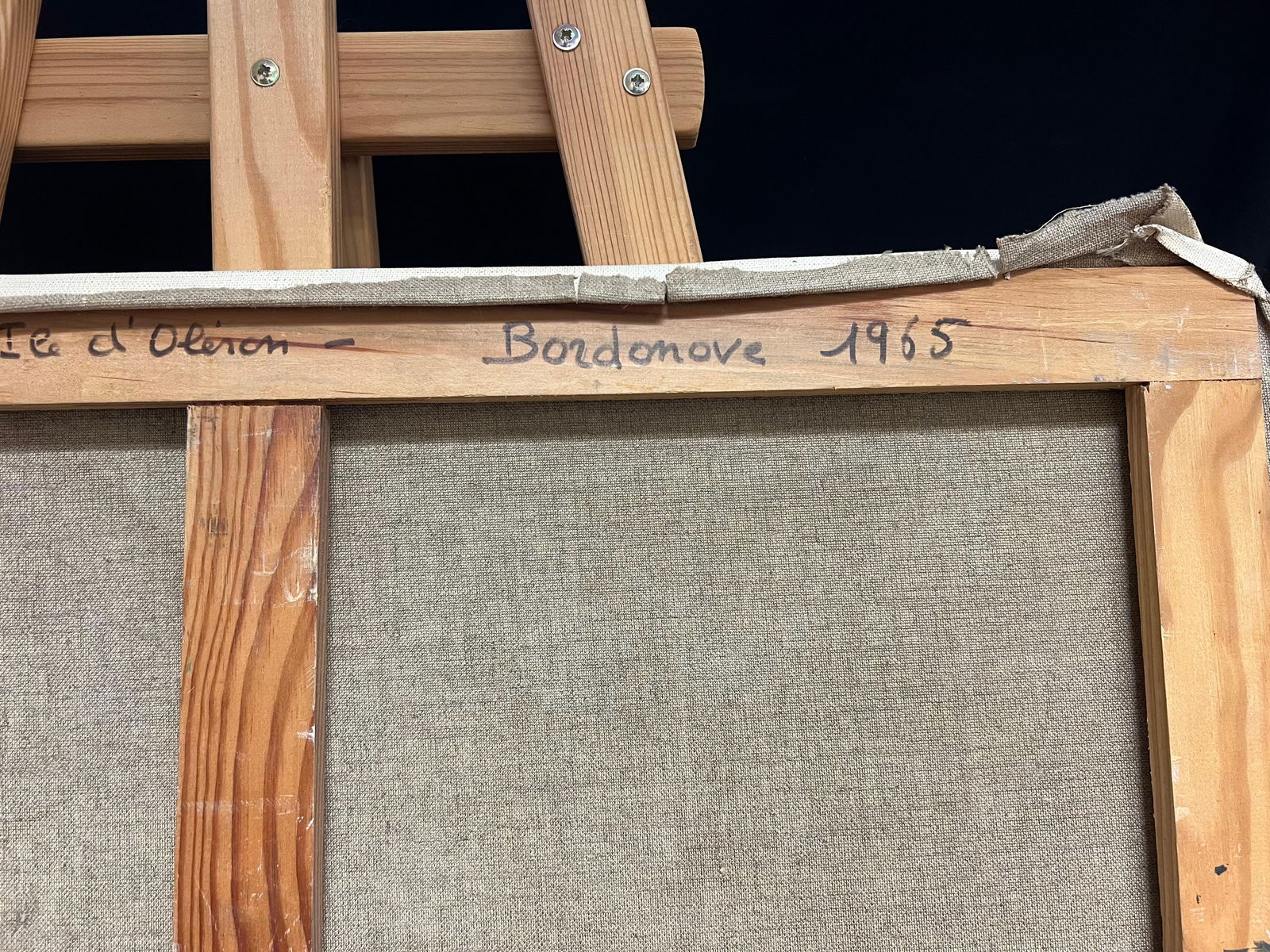 Georges Bordonove; Dramatic Coastal Seascape with Stormy Sky Expressive Textured Oil Painting, 1965 - 2