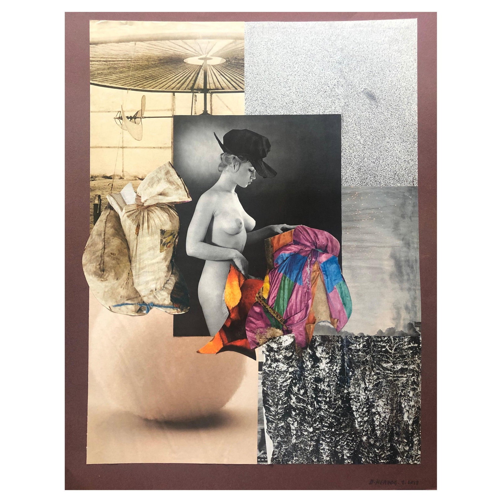 Bernard Herzog; 20th Paris School Collage Cutout Artwork Wonderful Interior Design Options, 20th - 12