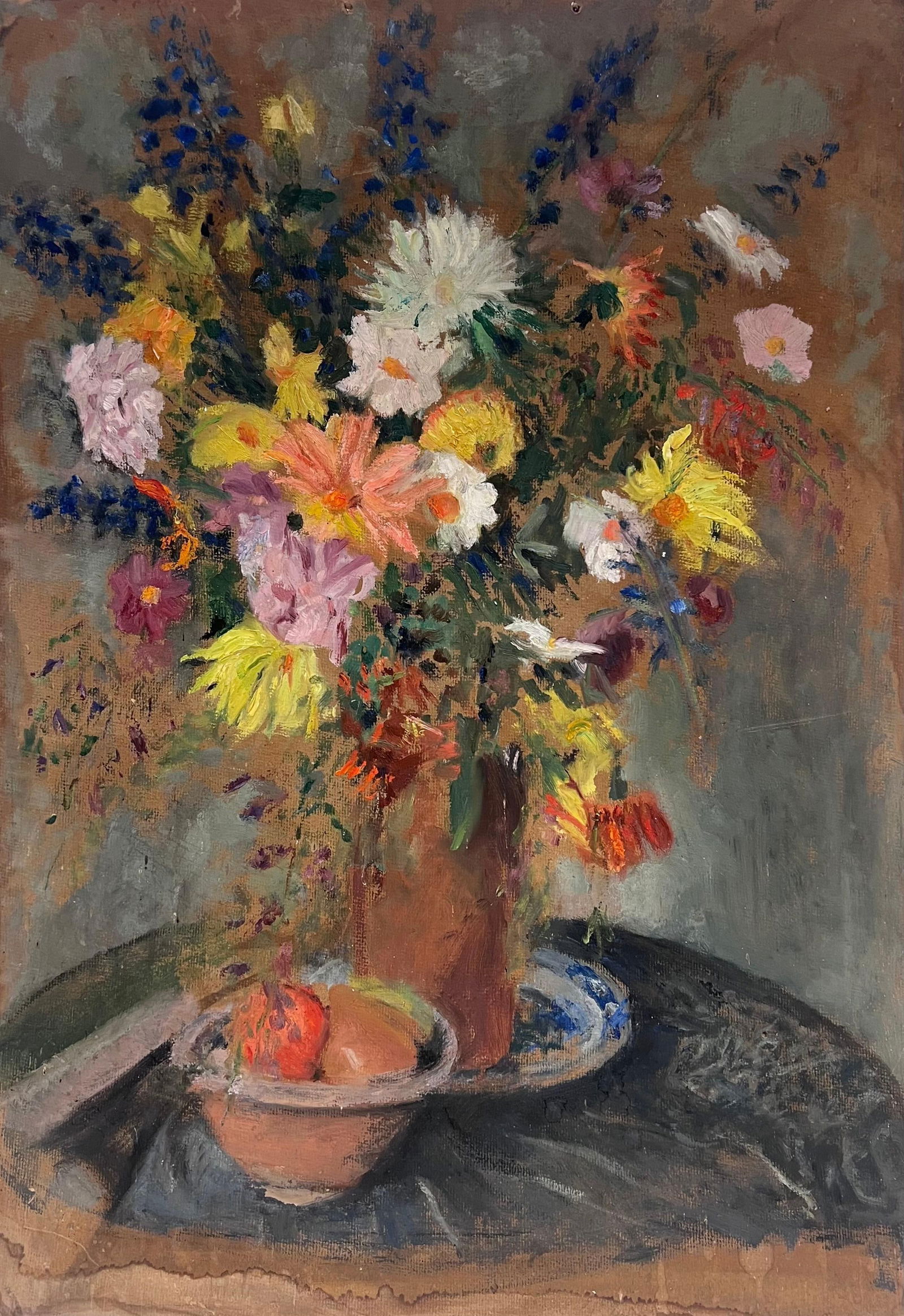 Cécile HERTZ-EYROLLES (1875-1974); Huge 1930s French Post-Impressionist Oil Profusion of - 4