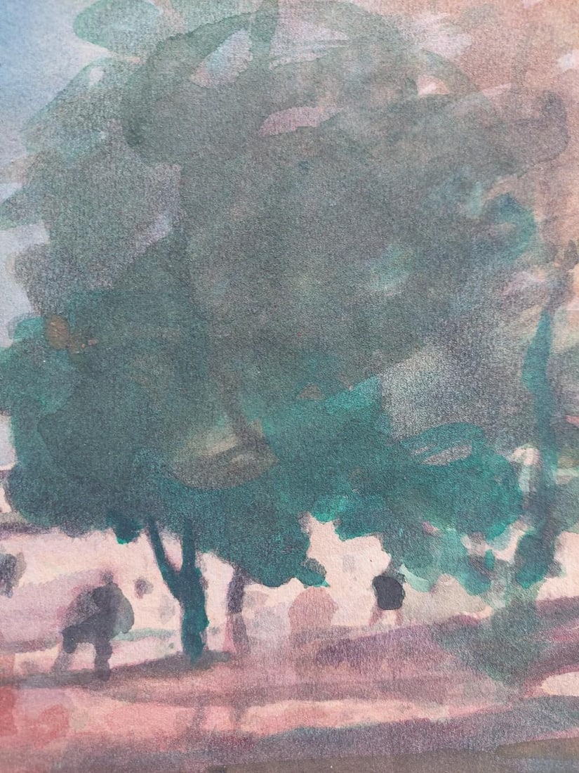 French Modernist Cubist Painting Montmartre Paris, 20th Century - 4