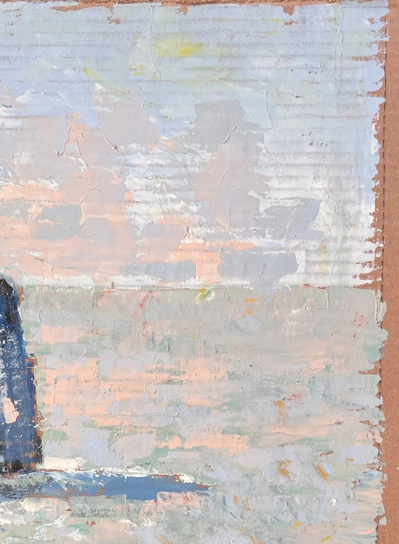 Fanch Lel; French Impressionist Seascape of Étretat Cliffs Normandy Coast - 9