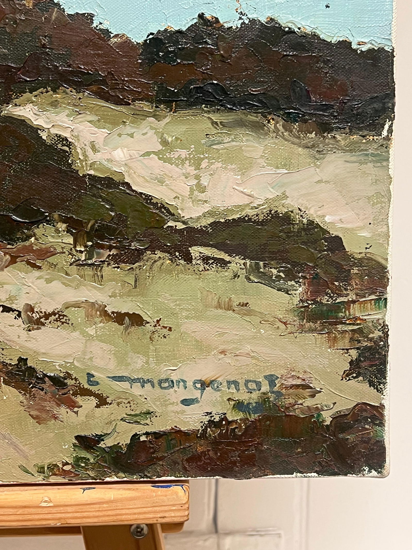 Emile Margenet; French Impressionist Oil Painting Brittany Coastline Seascape 20th century - 6