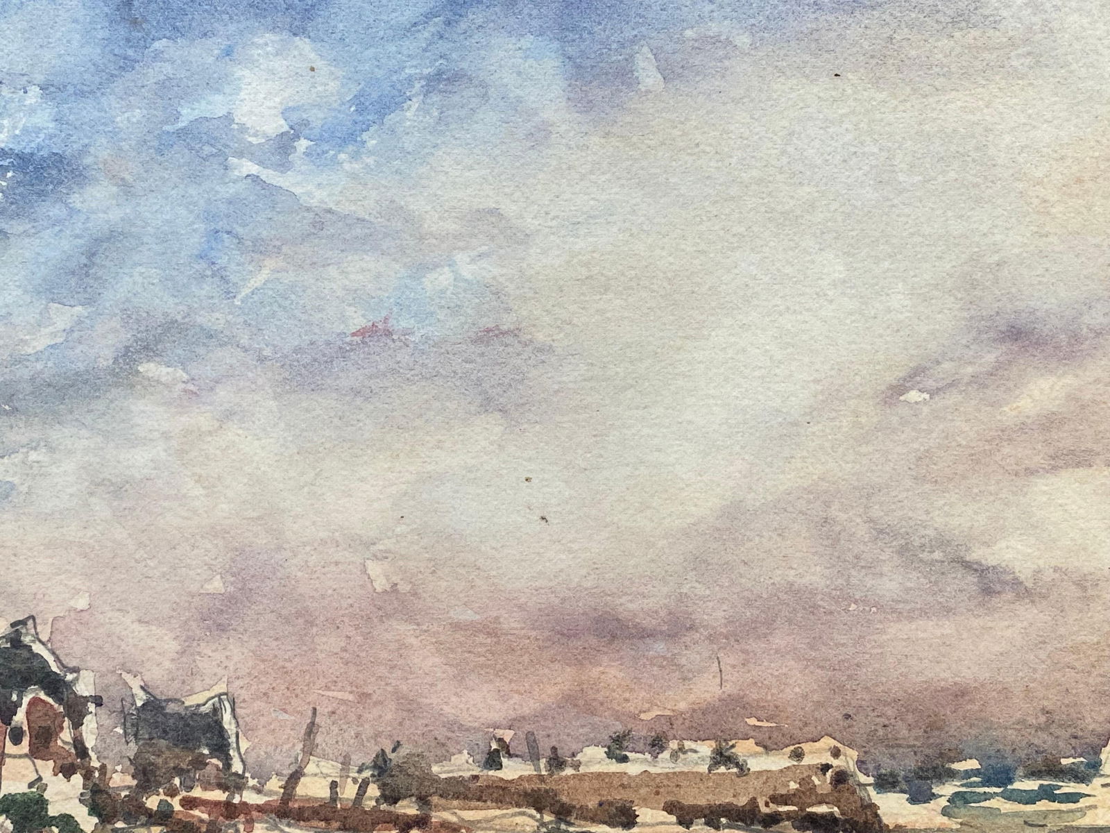 Maurice Mazeilie, French Impressionist Watercolour - Beach Landscape, 20th Century - 5