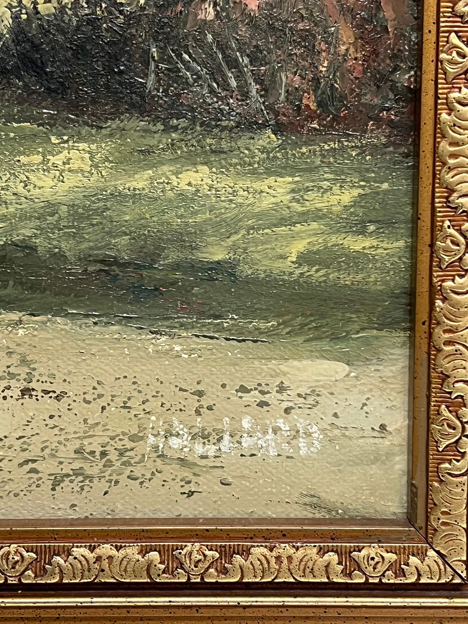 Nigel Hallard (1936-2020); Large Traditional English Oil Rural Farm Landscape with Chickens House & - 9