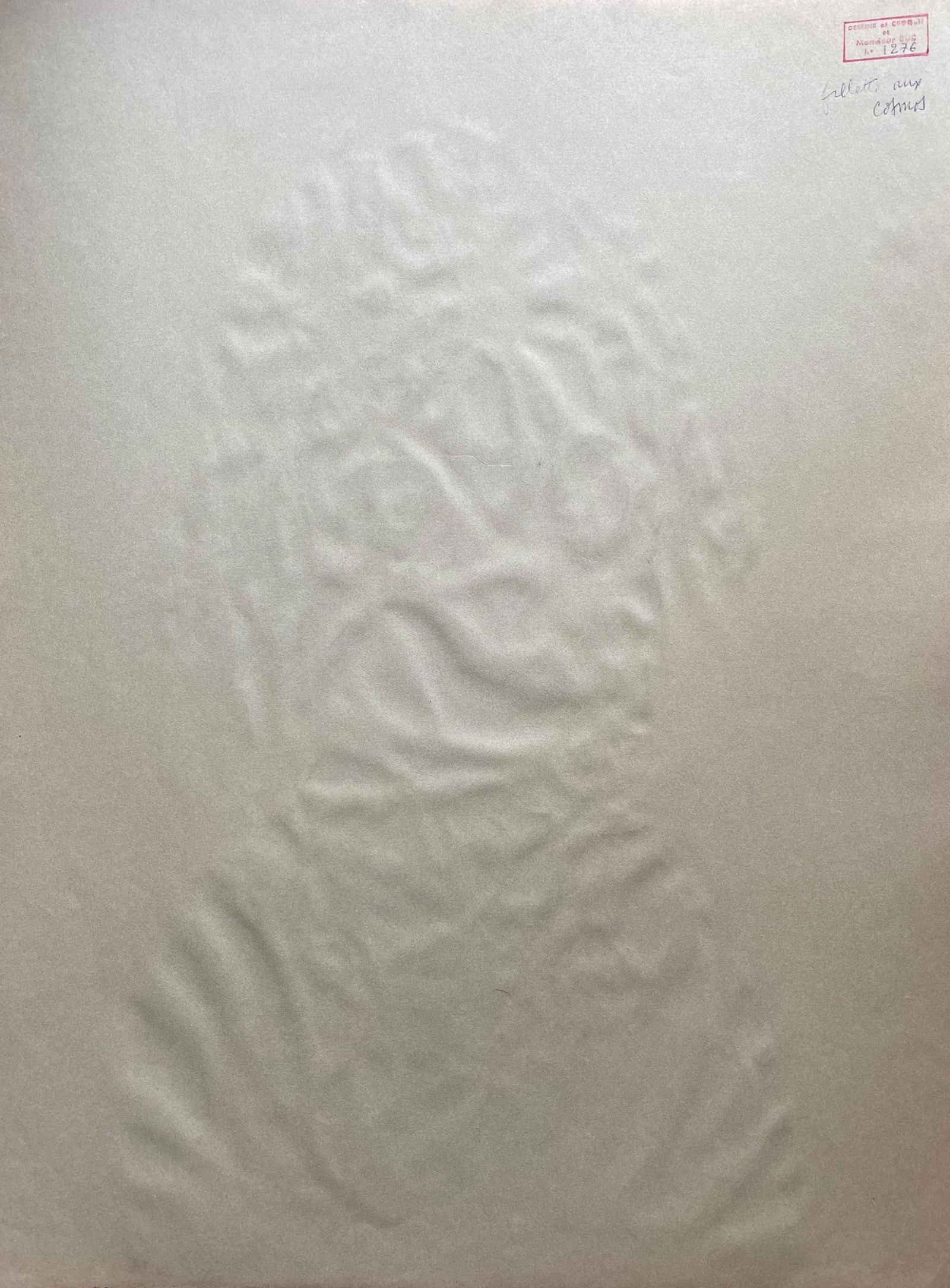 1960's French Portrait Flower Girl Caricature, circa 1960s - 3