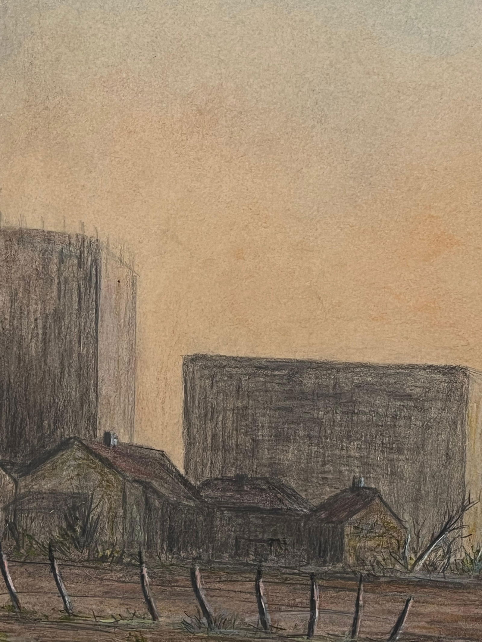 Jean Fourie; Couple In Intimate Moment In Winter Fields Landscape Painting - 2