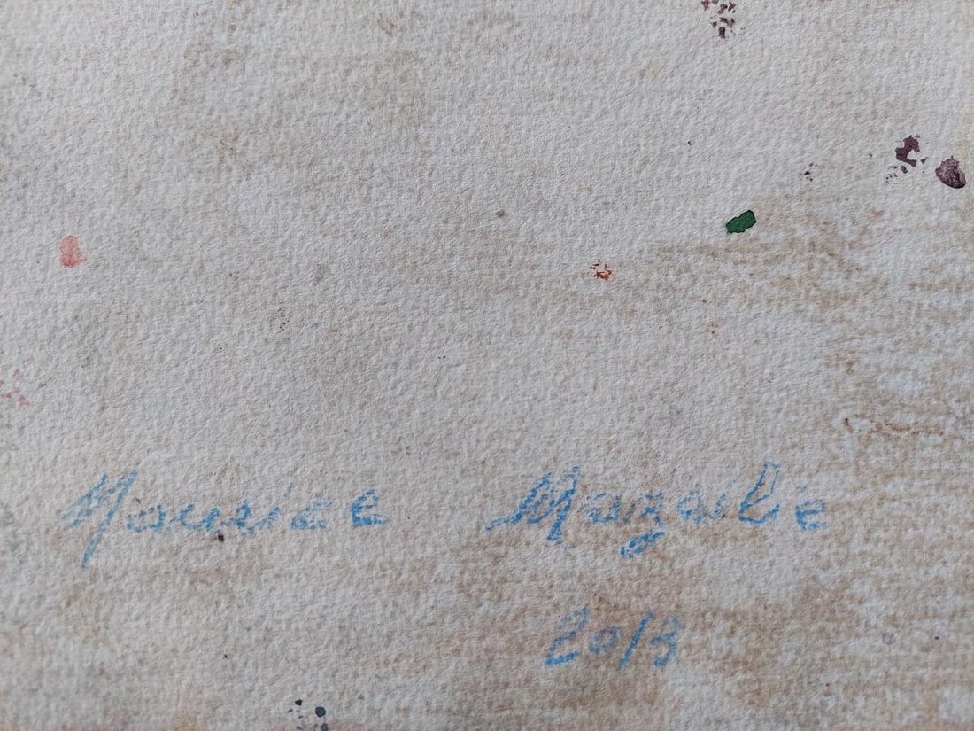 French Modernist Cubist Painting Storm Approaching Paris, 21st Century - 3