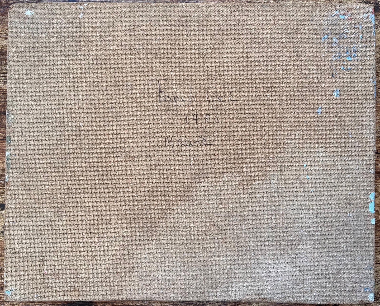 Fanch Lel; French Harbour Oil Painting of Boats Lighthouse and Rocky Shoreline at Low Tide, 1986 - 11