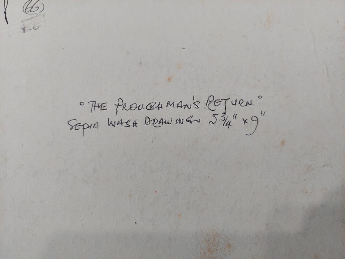 English School; Traditional English Painting Working Horses Returning Home in Kent, 20th Century - 6
