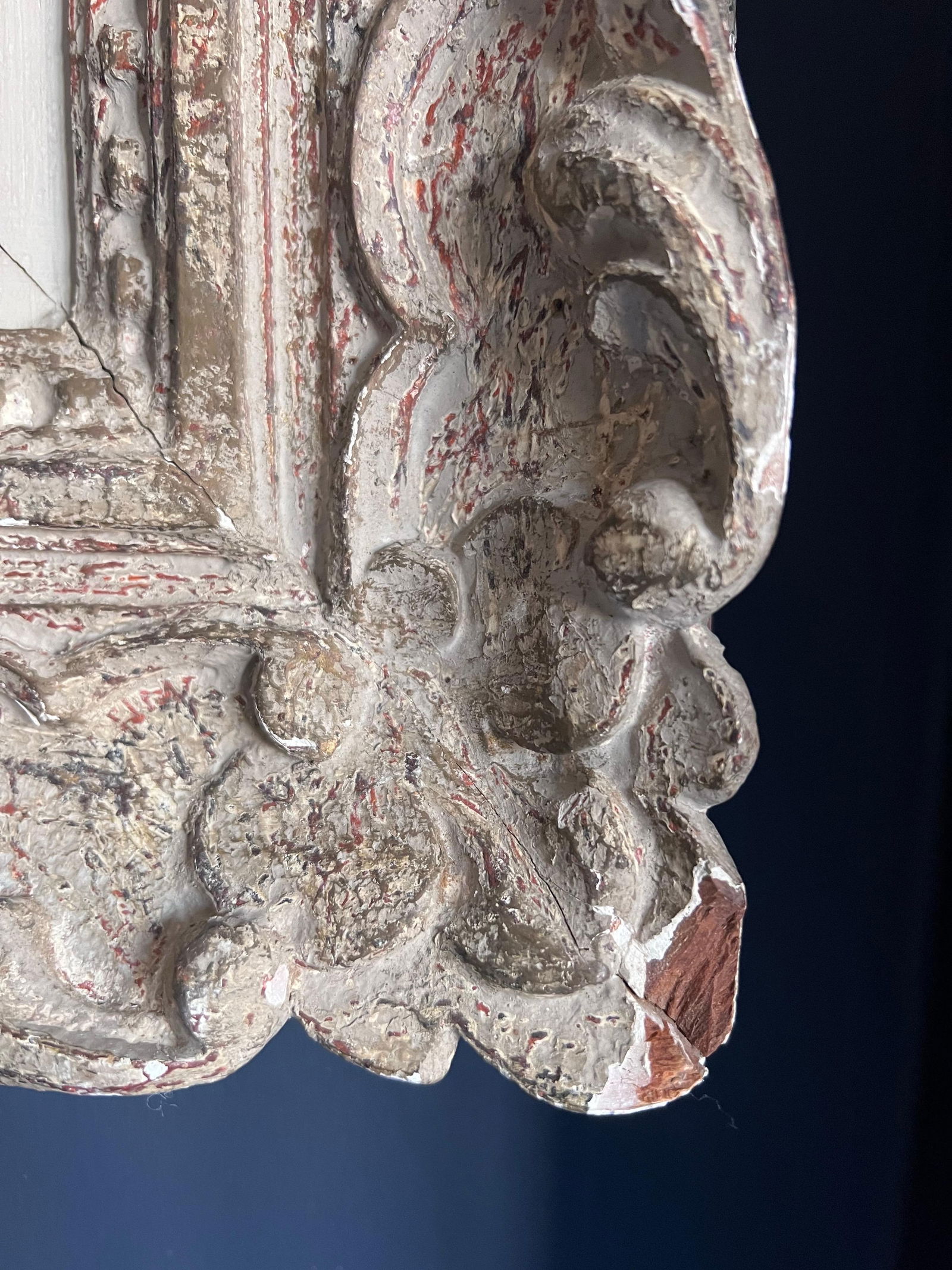 French School ; Mid Century French Picture Frame Original Montparnasse Period Shabby Chic, - 6