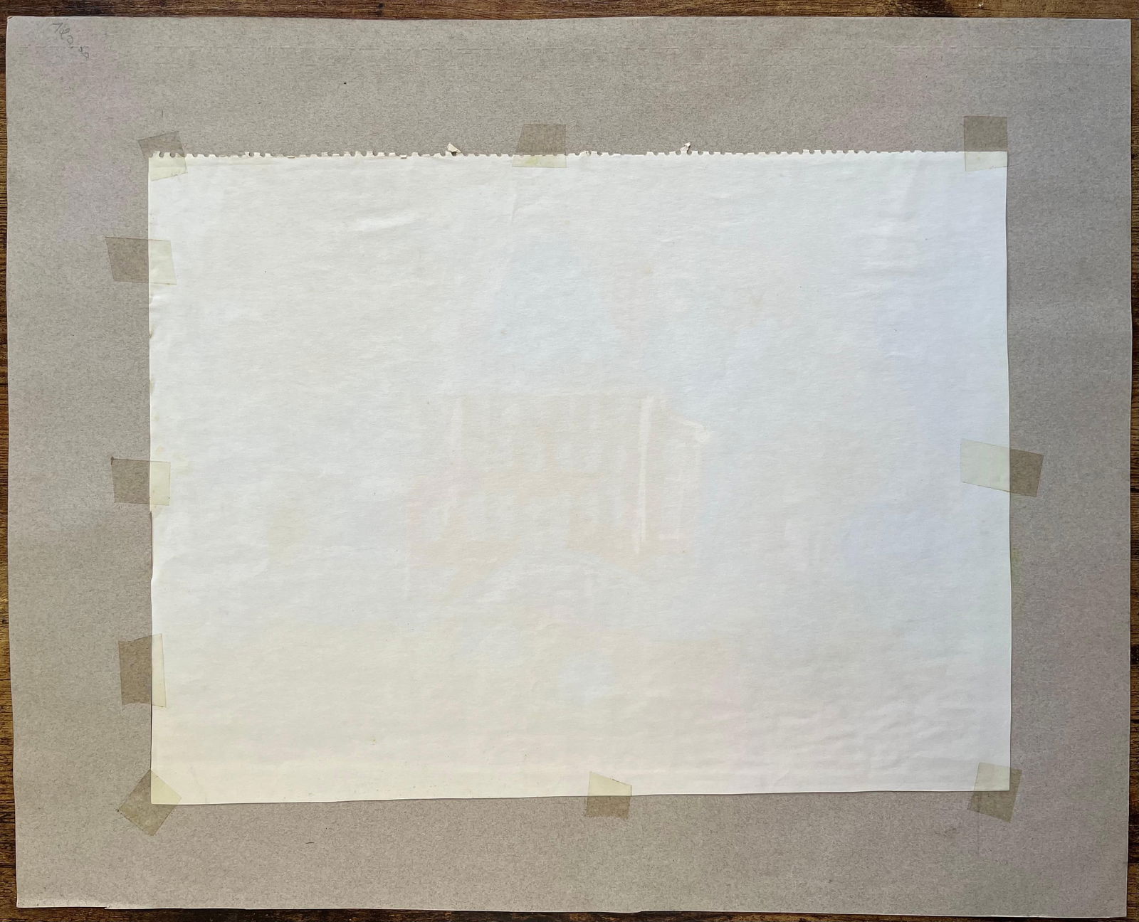 Anne Marie Migette Perard; French Mid 20th Century Pastel of Château de Bénéauville - 3