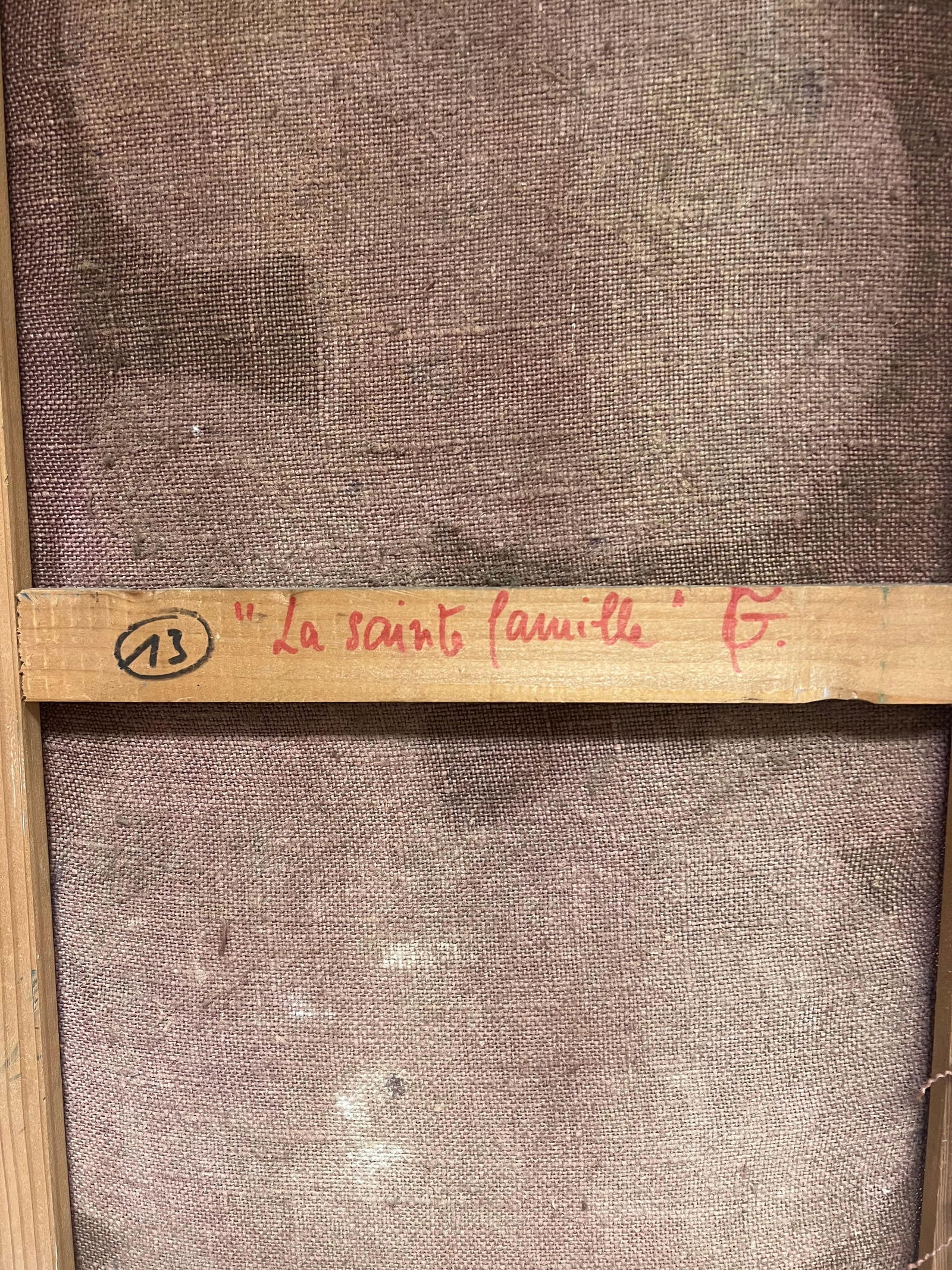 Gilbert Pelissier; Abstract Balls with Subtle Earth Tones French 20th Century Painting, 1986 - 14