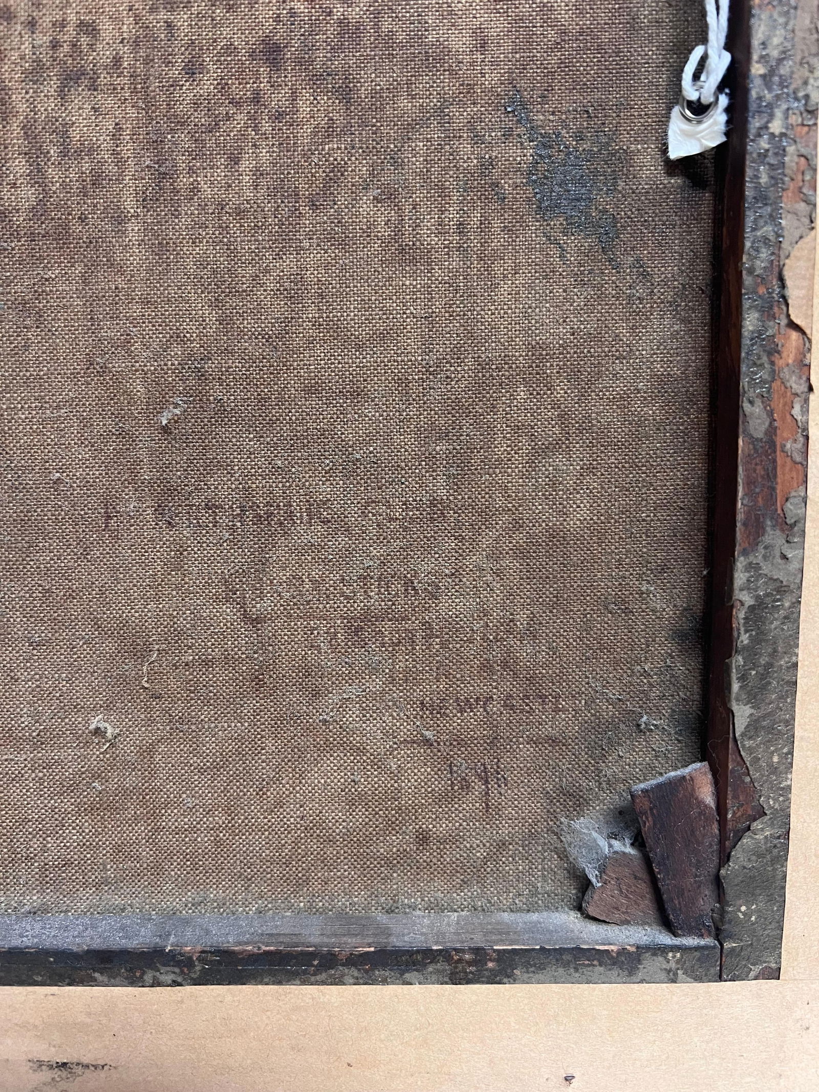 Harry Sticks; Fine Victorian British Oil Painting 1896 Figure Walking Highland River Pathway, 1896 - 13