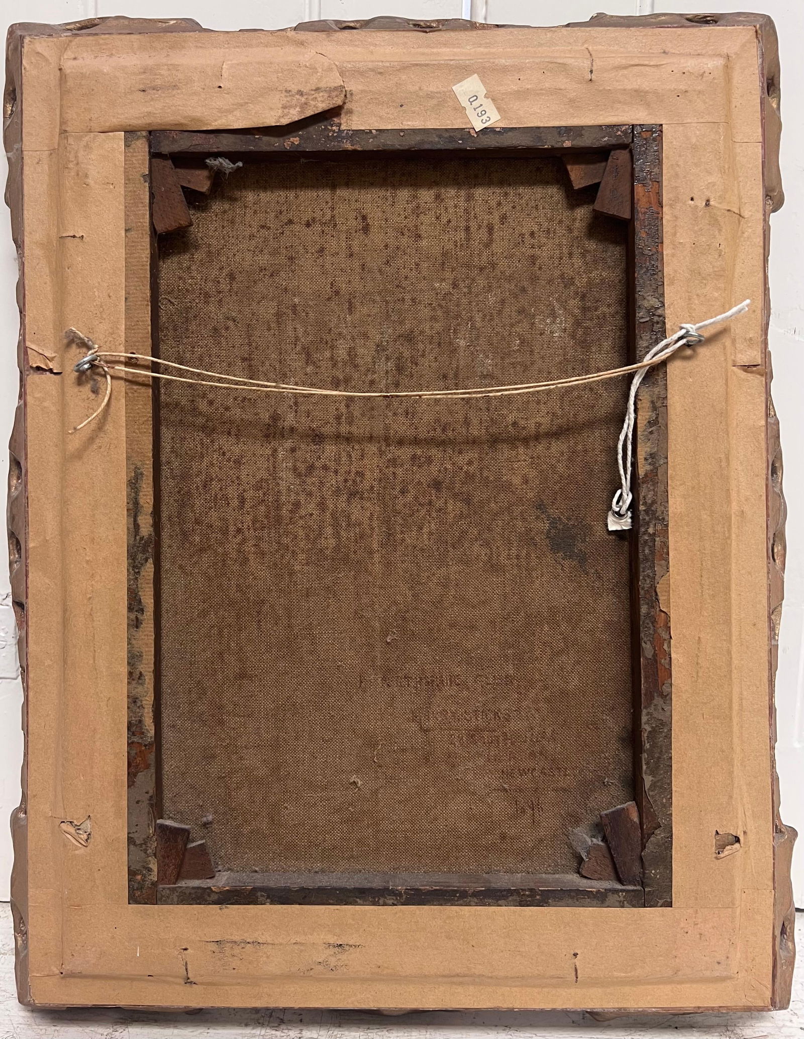 Harry Sticks; Fine Victorian British Oil Painting 1896 Figure Walking Highland River Pathway, 1896 - 3