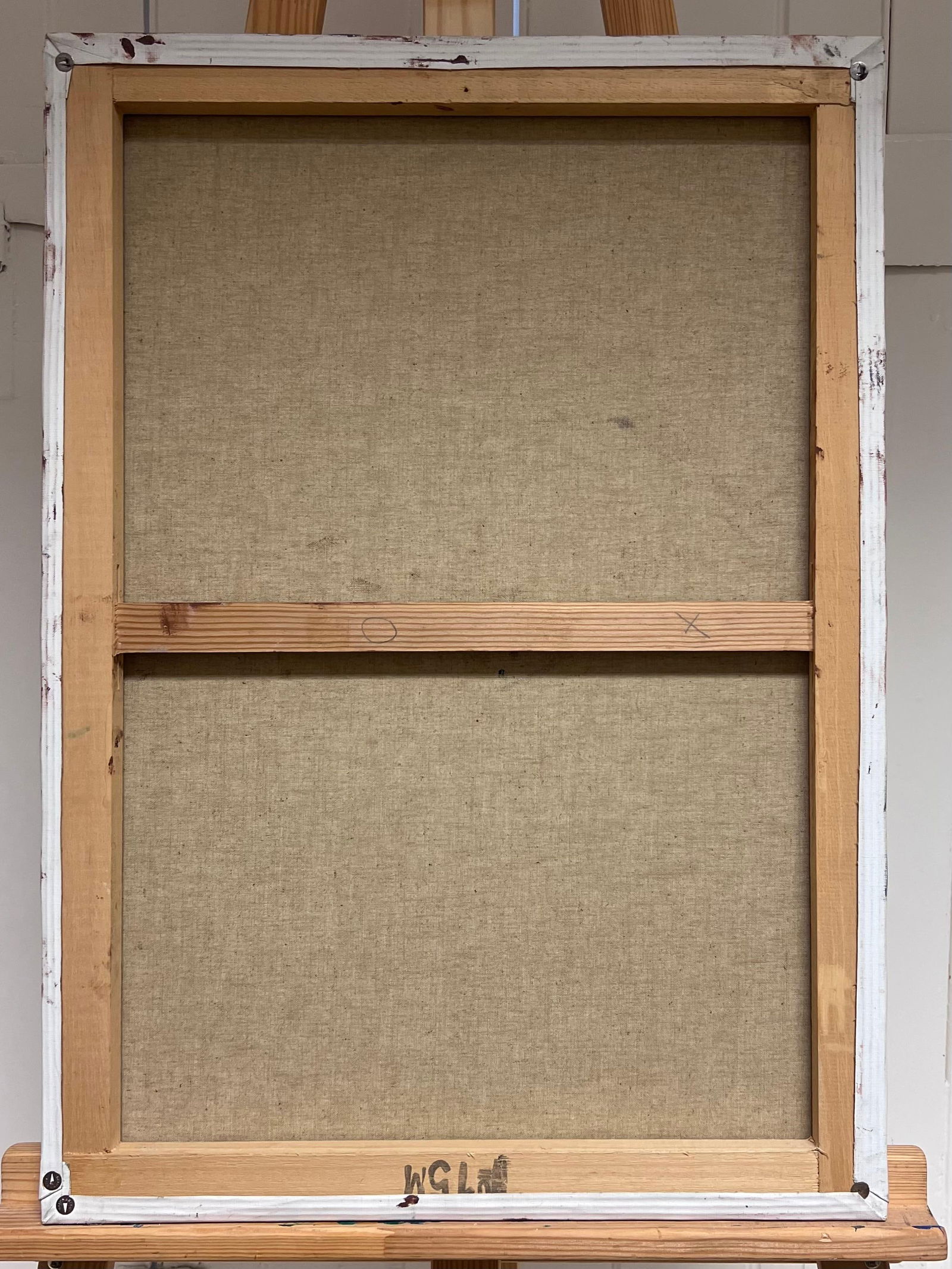 French School; Large French Abstract Oil Painting Palette Knife Original Mid 20th Century - 3