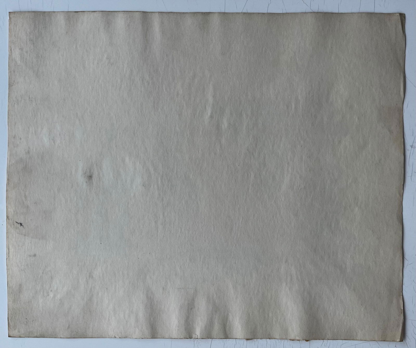 Guy Nicod; Abstract Landscape with Red Form and Cypress French Modernist Gouache - 11