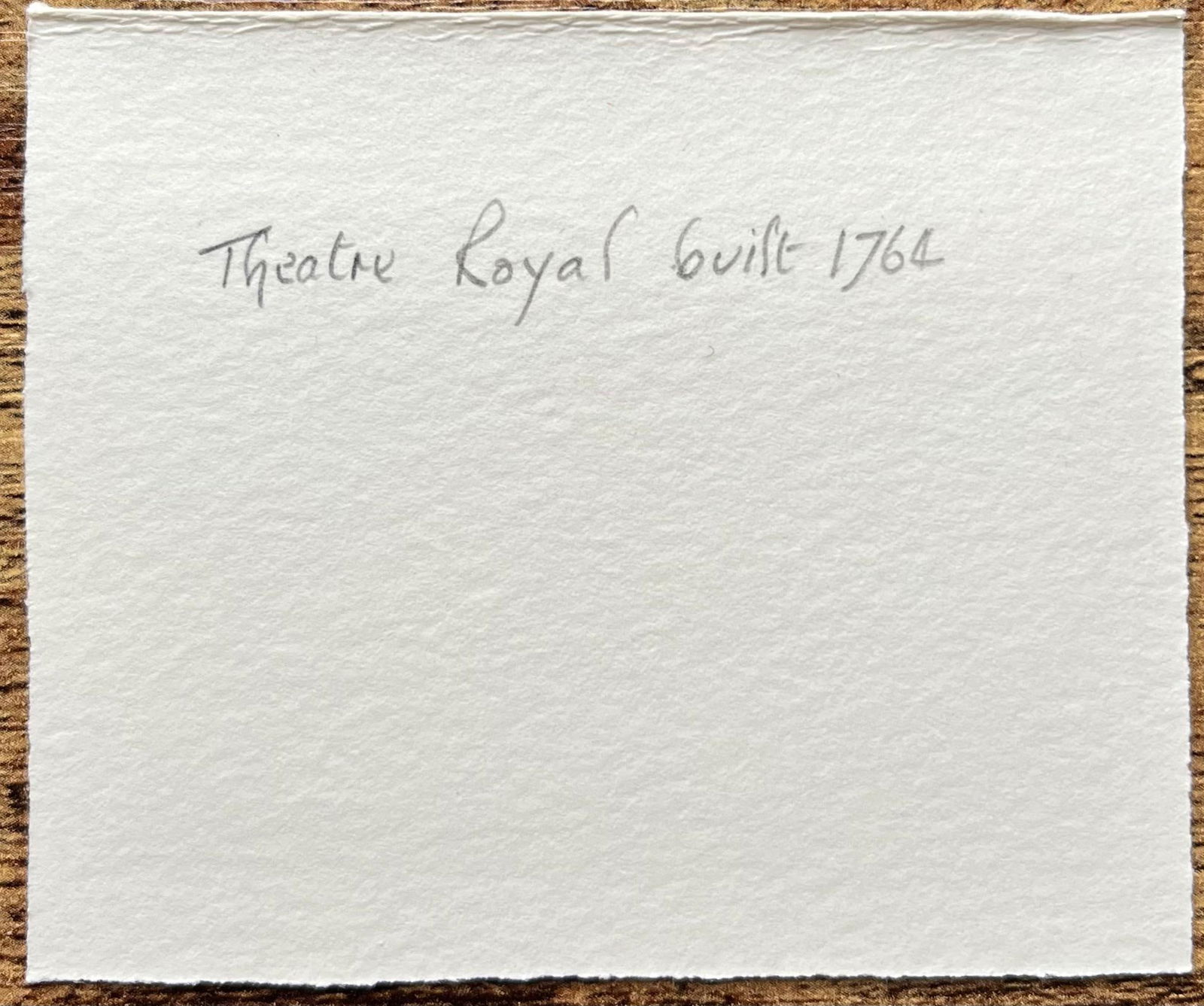 Jack Grunwell; Historic Miniature Watercolor of Theatre Royal and Coopers' Hall in King Street - 6