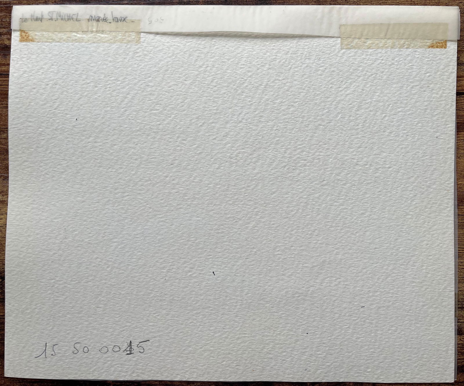 Robert Lepine (1929 - 2017); French Watercolor of a Sunlit Mont Saint-Michel at Low Tide, 20th - 6