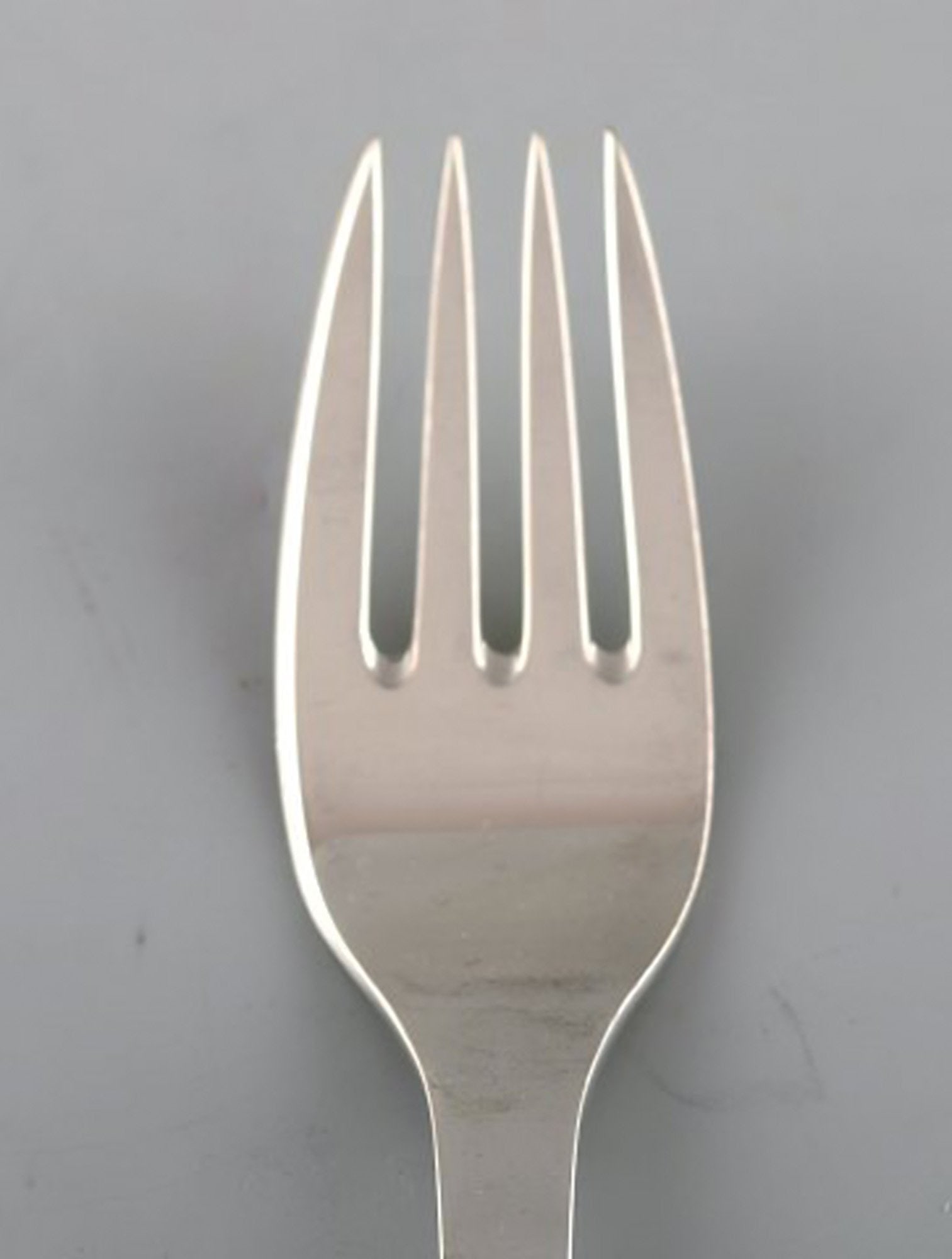 Evald Nielsen number 32 fish fork in sterling silver. - 3