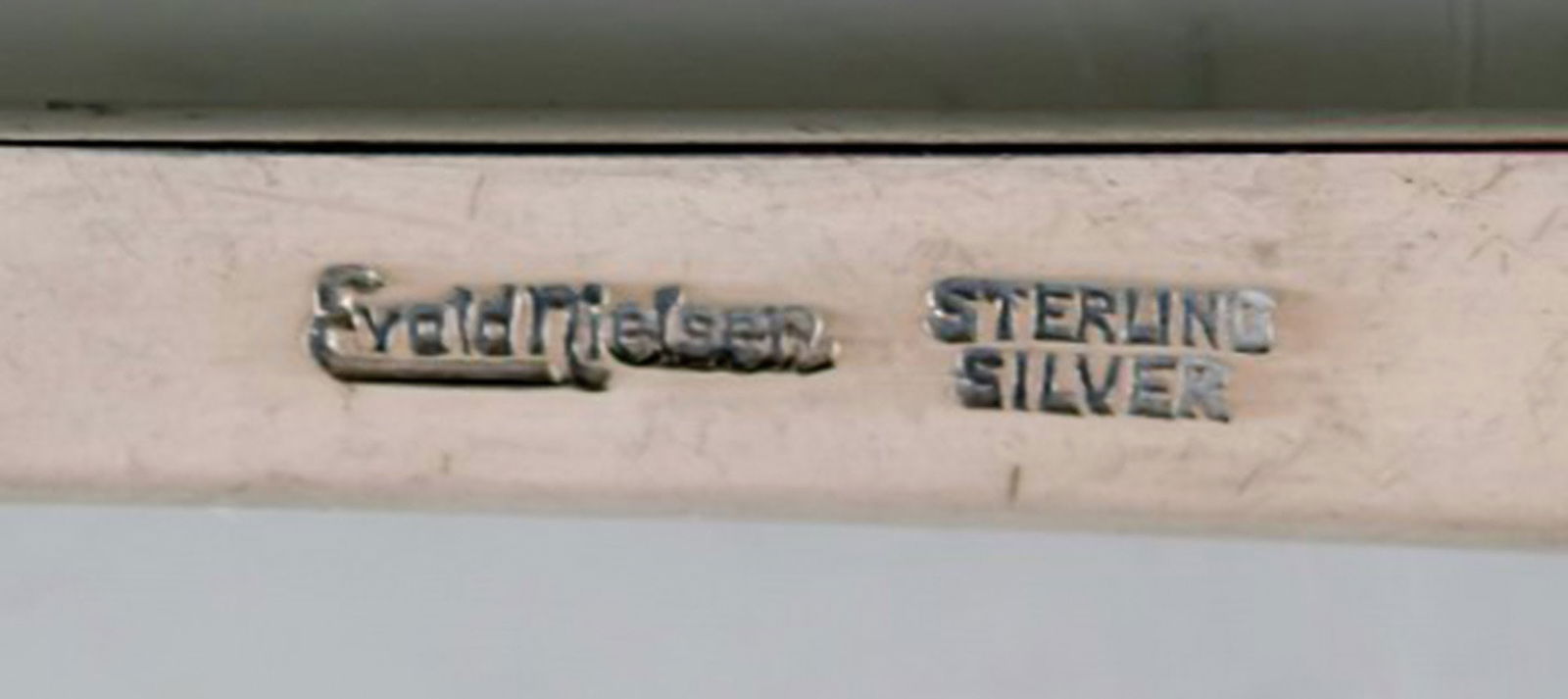 Evald Nielsen number 32 fish fork in sterling silver. - 4