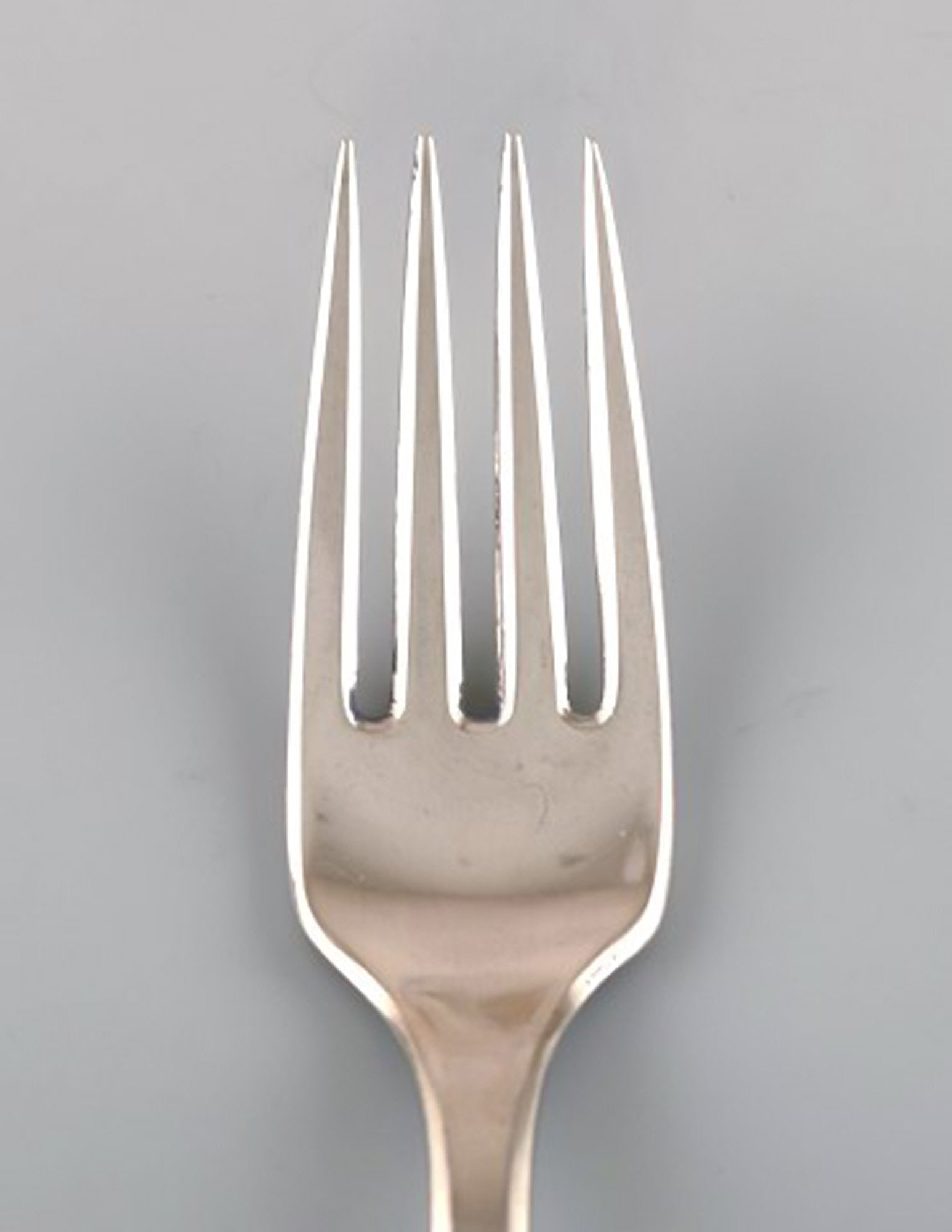 Hans Hansen cutlery Susanne lunch fork in sterling silver. - 3