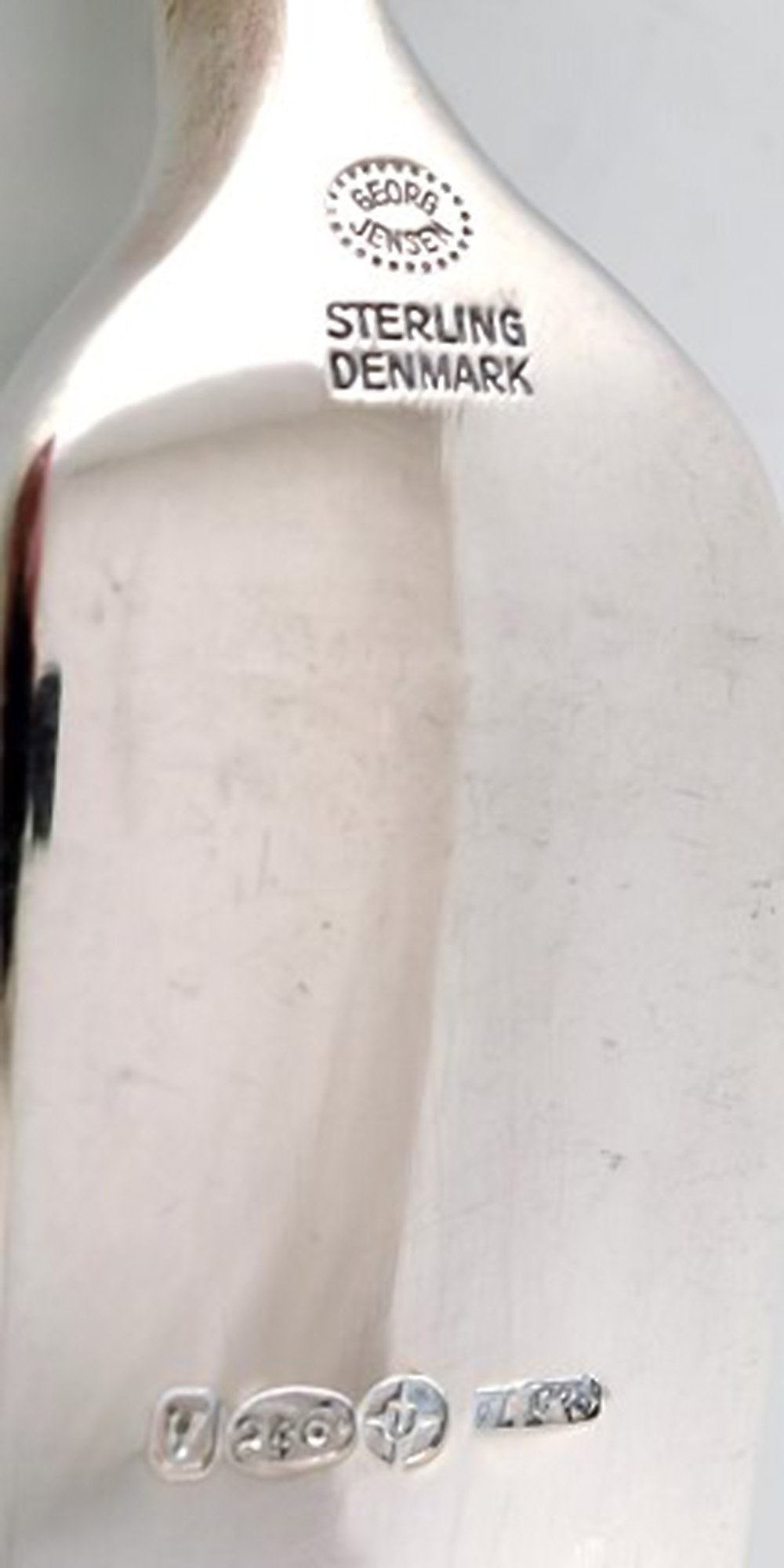 Tias Eckhoff for Georg Jensen. "Cypress" meat fork in sterling silver. - 4